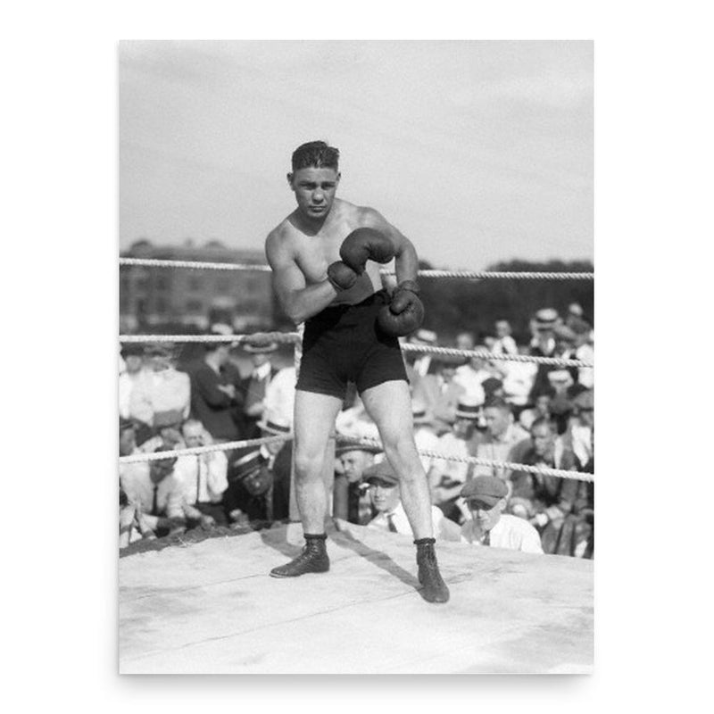 Harry Greb poster print, in size 18x24 inches.