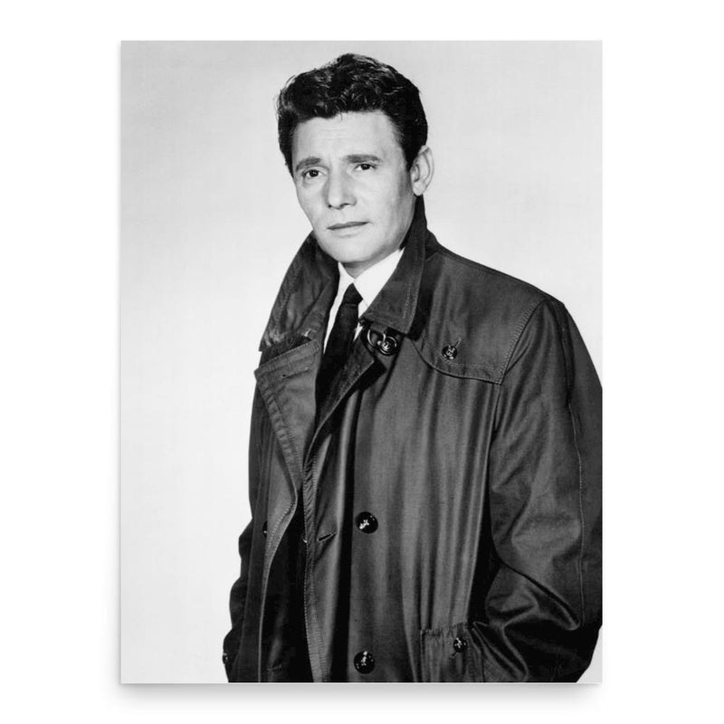 Harry Guardino poster print, in size 18x24 inches.