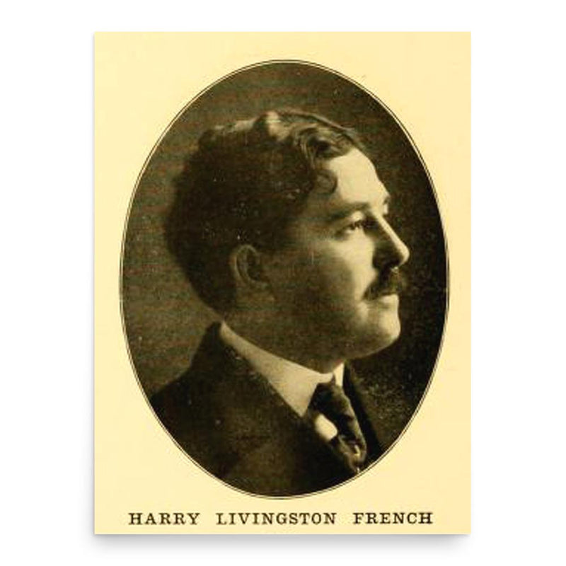 Harry Livingston French poster print, in size 18x24 inches.