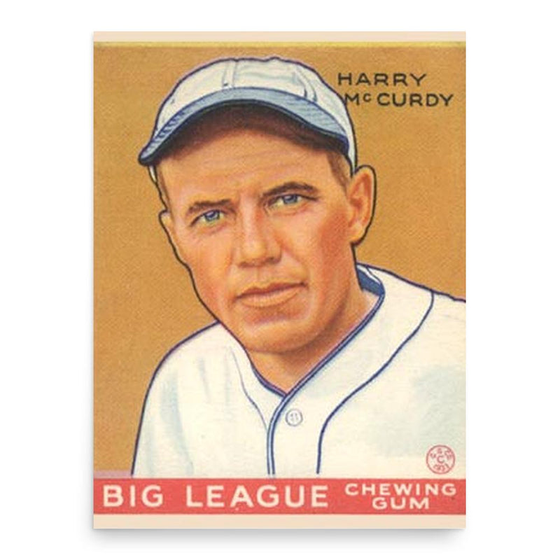 Harry McCurdy poster print, in size 18x24 inches.