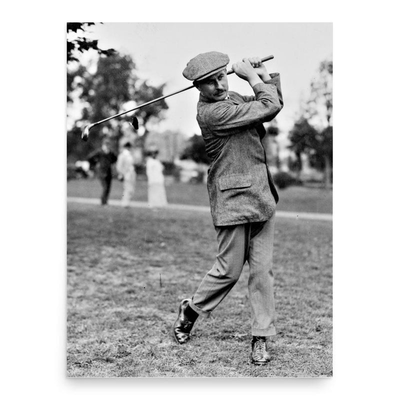 Harry Vardon poster print, in size 18x24 inches.