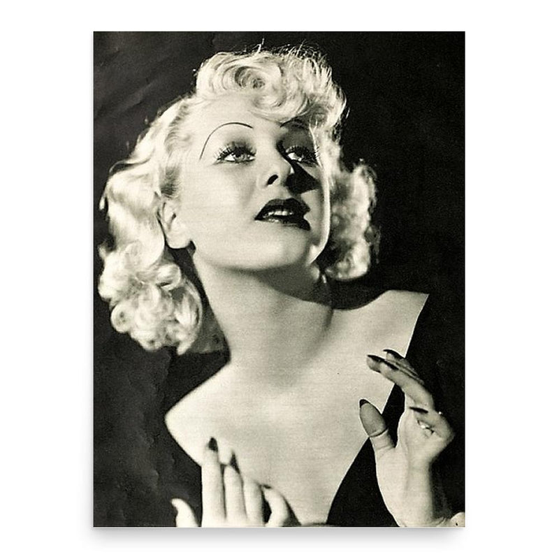 Hazel Forbes poster print, in size 18x24 inches.