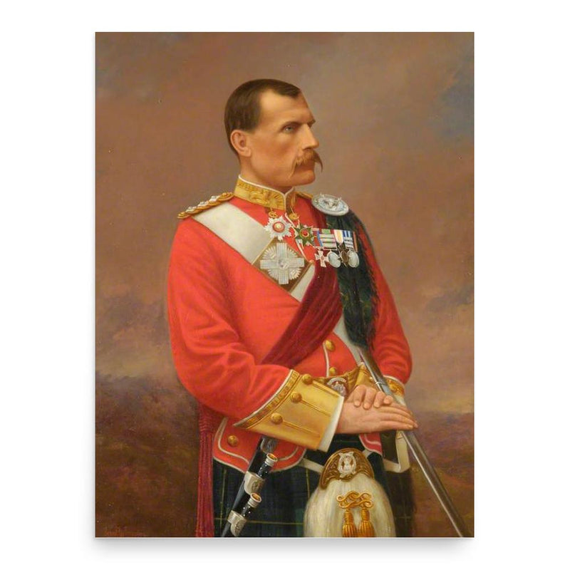 Hector MacDonald poster print, in size 18x24 inches.