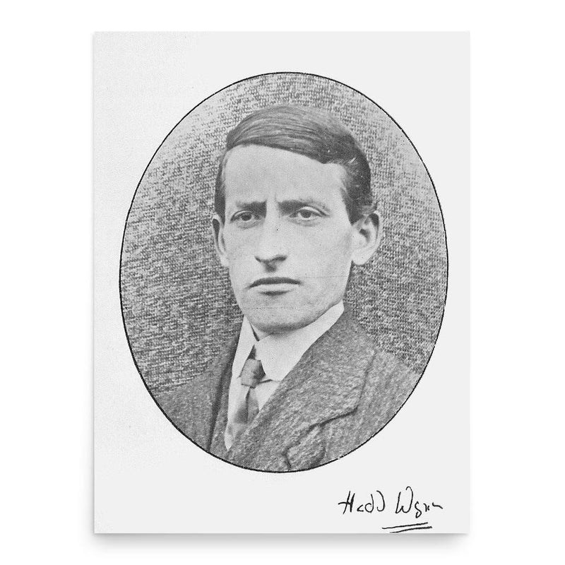 Hedd Wyn poster print, in size 18x24 inches.