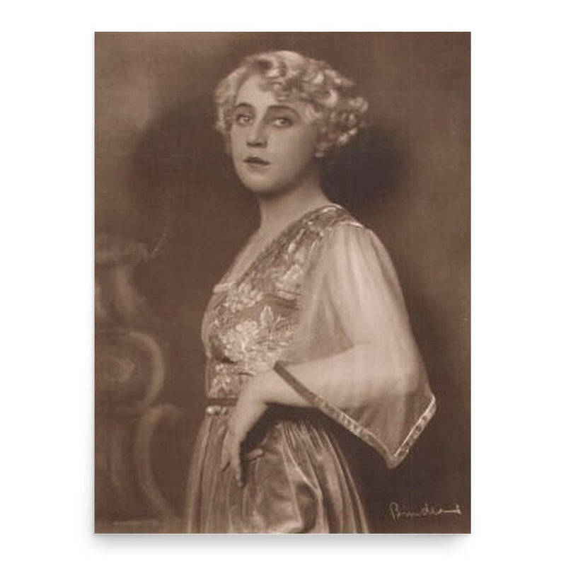 Hedda Vernon poster print, in size 18x24 inches.