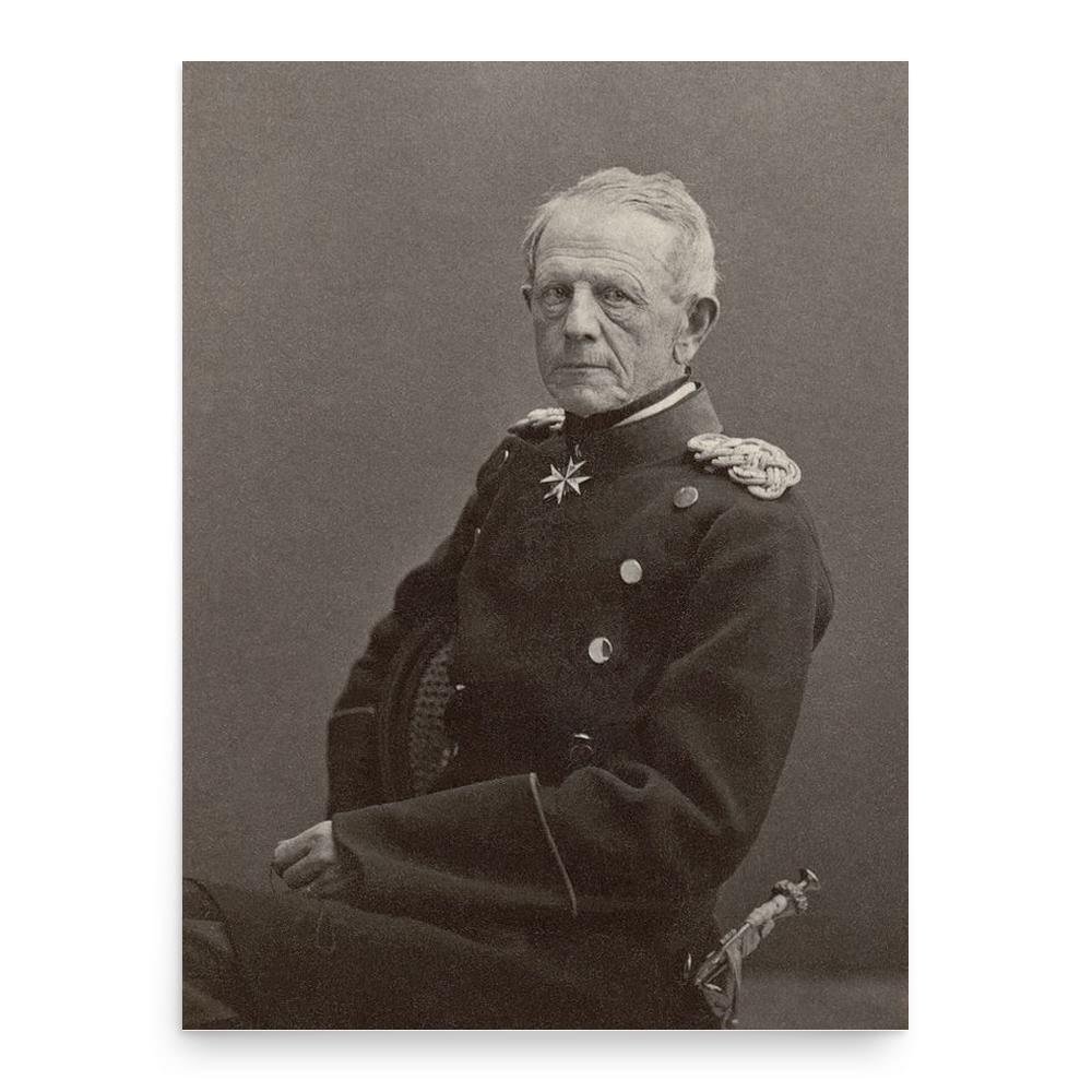 Helmuth von Moltke the Elder poster print, in size 18x24 inches.
