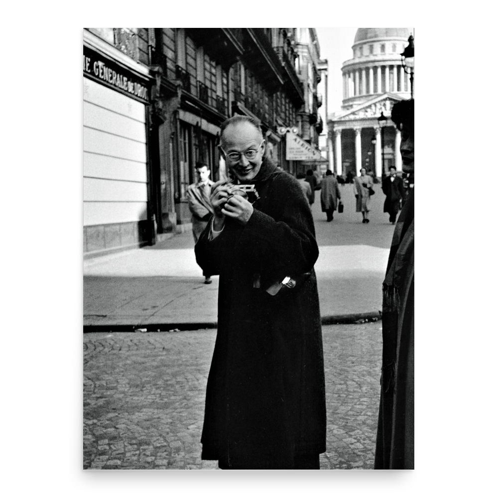Henri Cartier-Bresson poster print, in size 18x24 inches.