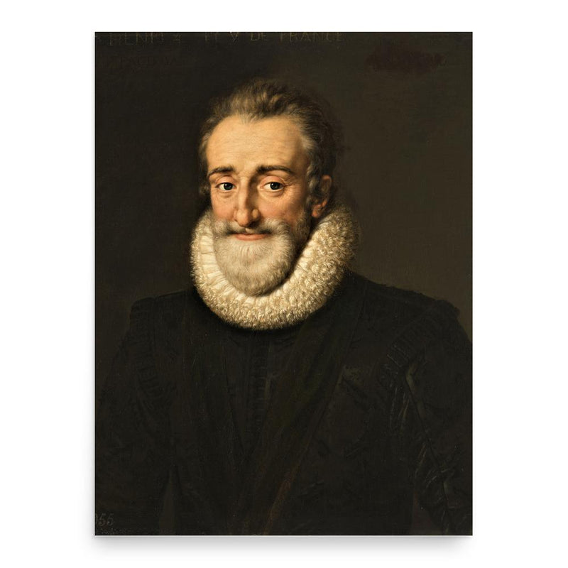 Henri IV poster print, in size 18x24 inches.