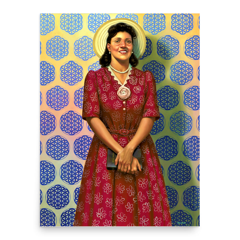 Henrietta Lacks poster print, in size 18x24 inches.