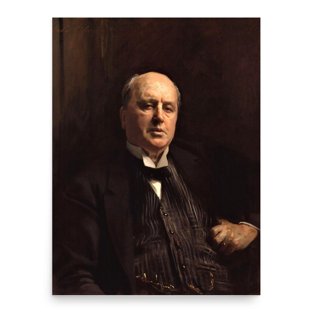 Henry James poster print, in size 18x24 inches.