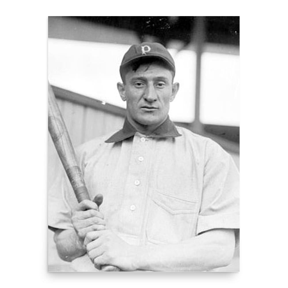 Honus Wagner poster print, in size 18x24 inches.