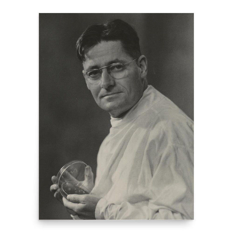 Howard Florey poster print, in size 18x24 inches.