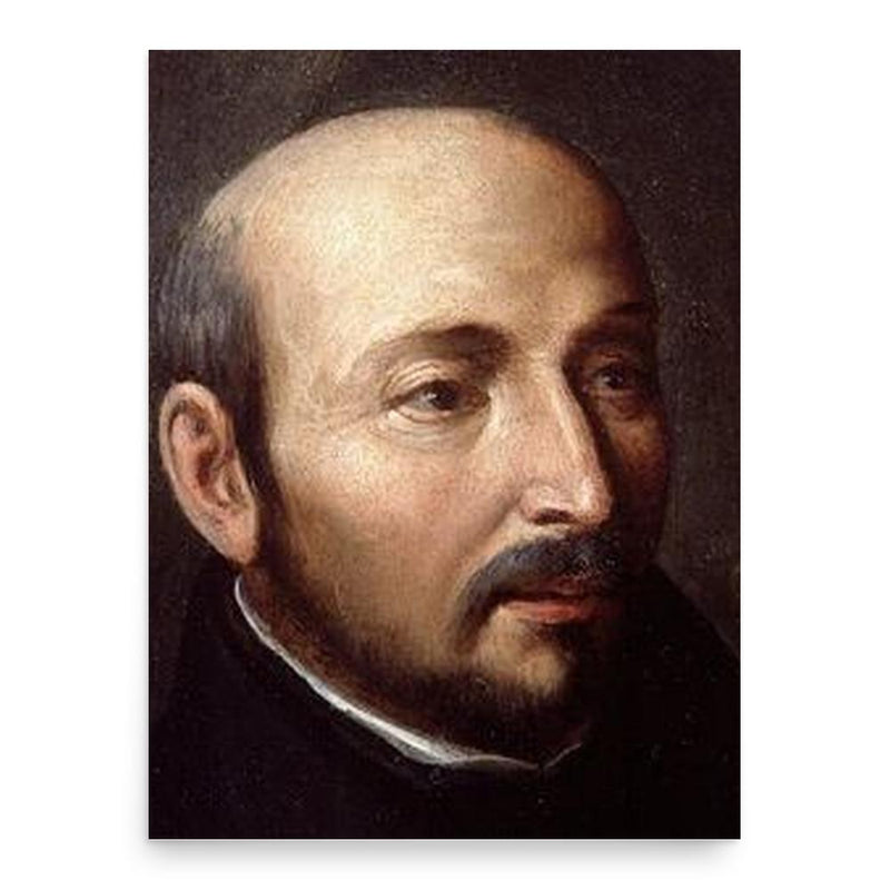 Ignatius of Loyola poster print, in size 18x24 inches.