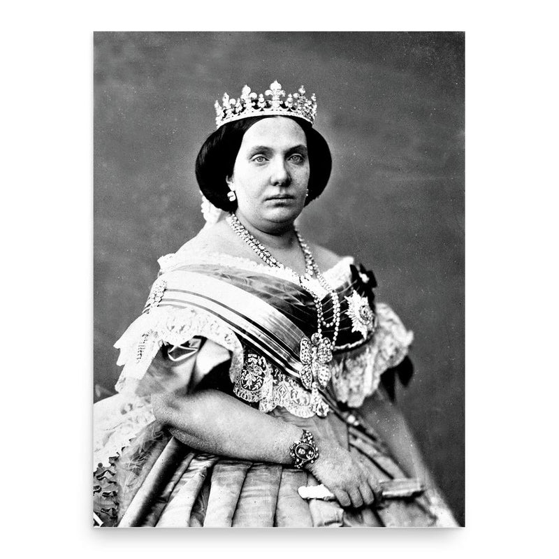 Isabella II poster print, in size 18x24 inches.