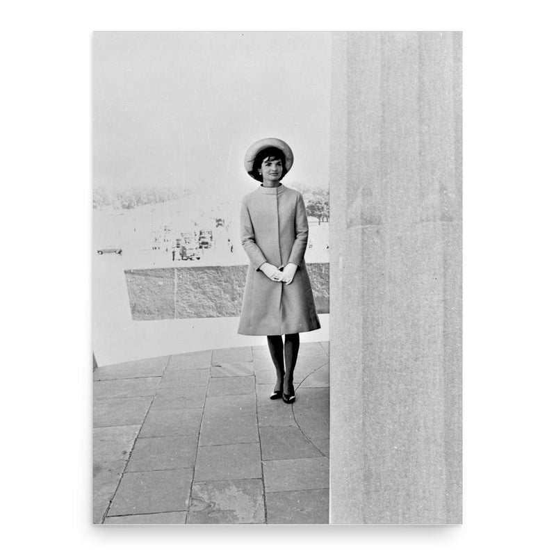 Jacqueline Kennedy Onassis poster print, in size 18x24 inches.