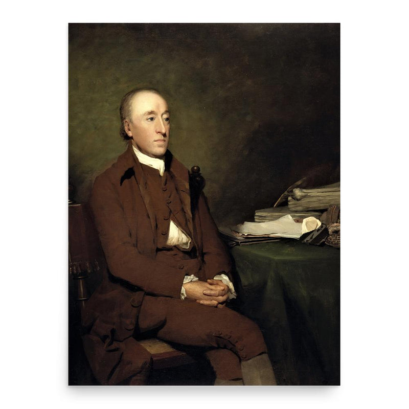 James Hutton poster print, in size 18x24 inches.