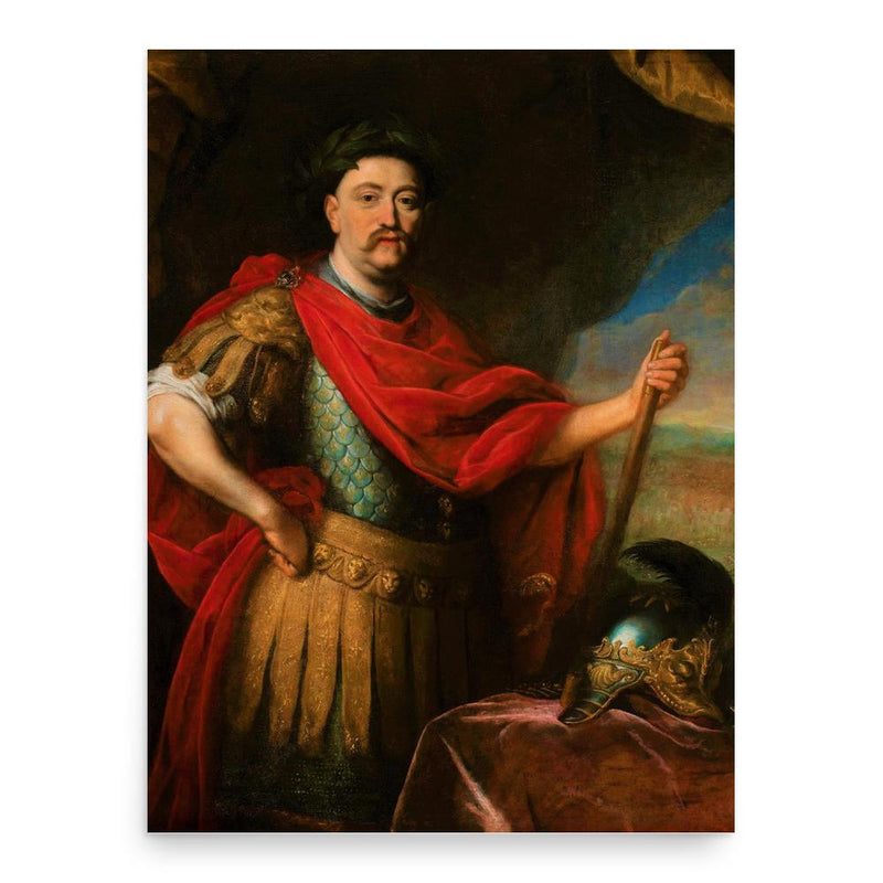 Jan III Sobieski poster print, in size 18x24 inches.