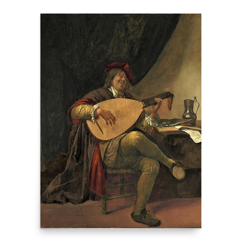 Jan Steen poster print, in size 18x24 inches.