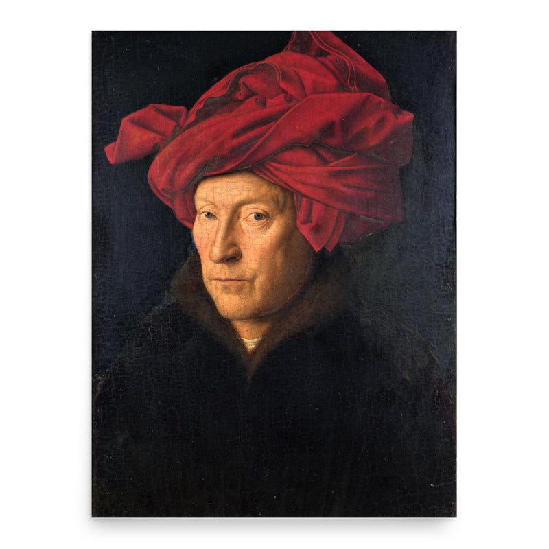 Jan van Eyck poster print, in size 18x24 inches.