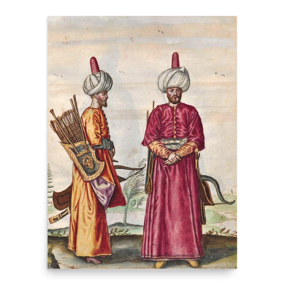 Janissaries poster print, in size 18x24 inches.