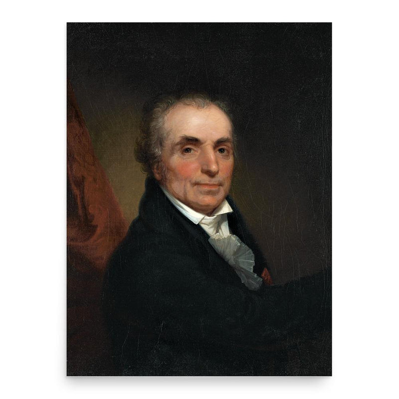 Jean-Antoine Houdon poster print, in size 18x24 inches.