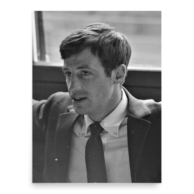 Jean-Paul Belmondo poster print, in size 18x24 inches.