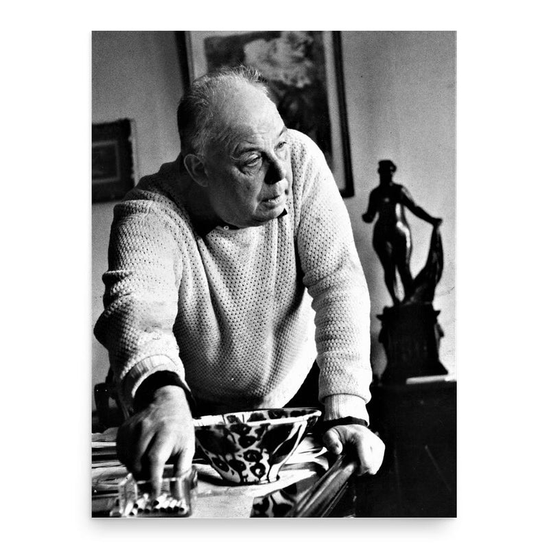 Jean Renoir poster print, in size 18x24 inches.