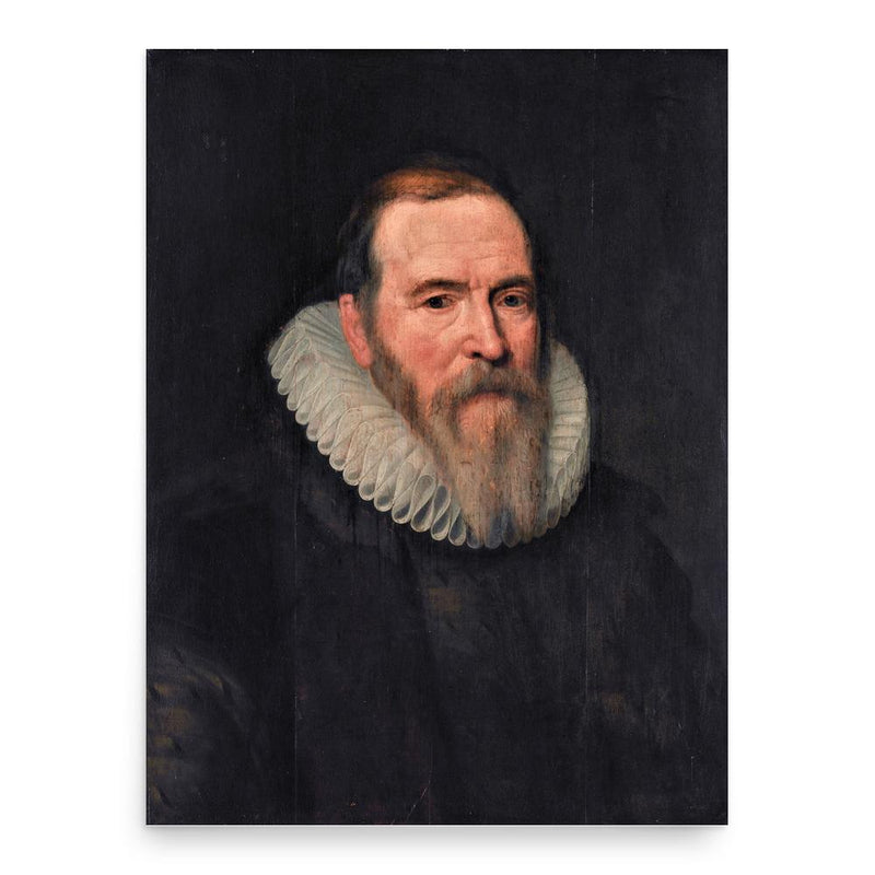 Johan van Oldenbarnevelt poster print, in size 18x24 inches.