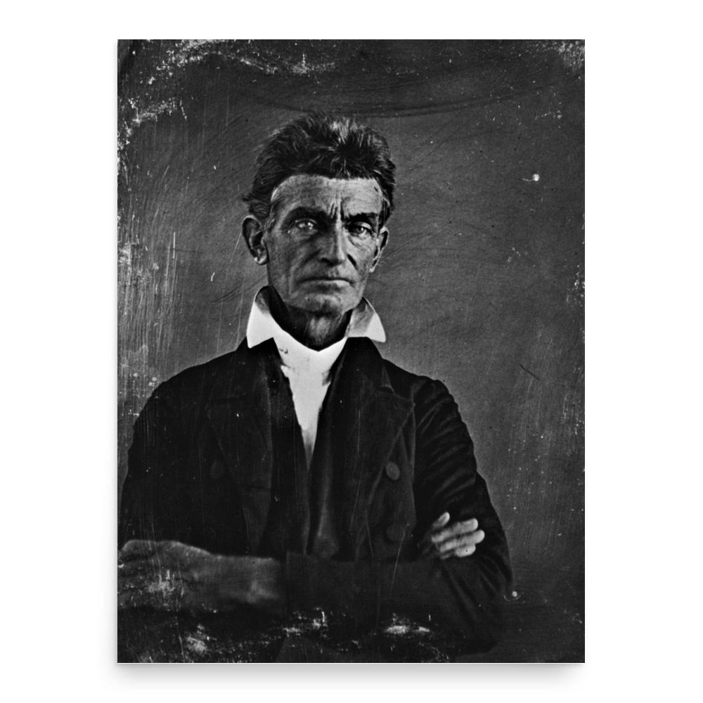 John Brown poster print, in size 18x24 inches.