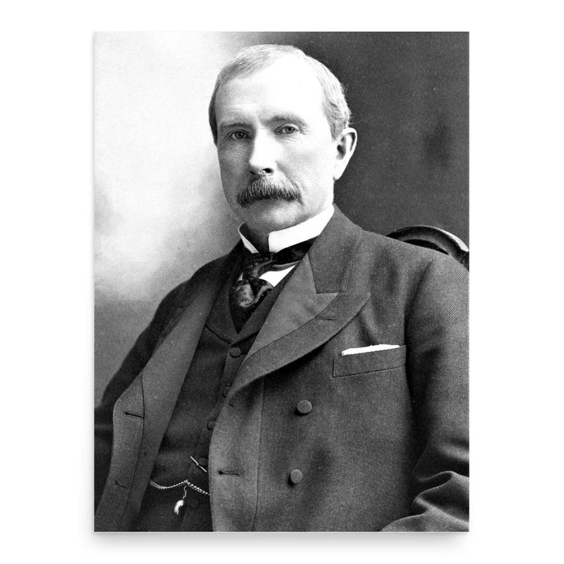 John D. Rockefeller poster print, in size 18x24 inches.