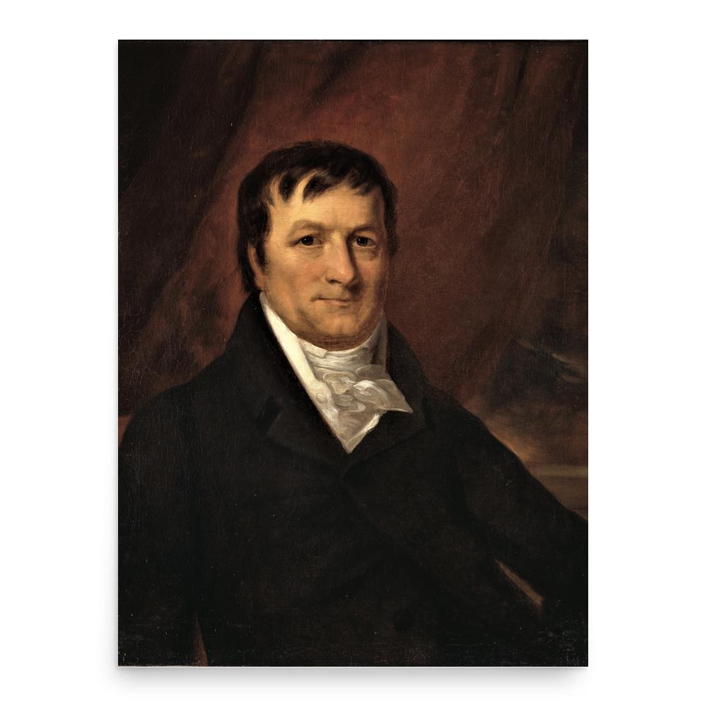 John Jacob Astor poster print, in size 18x24 inches.