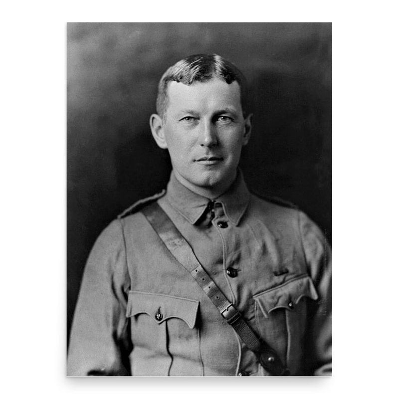 John McCrae poster print, in size 18x24 inches.