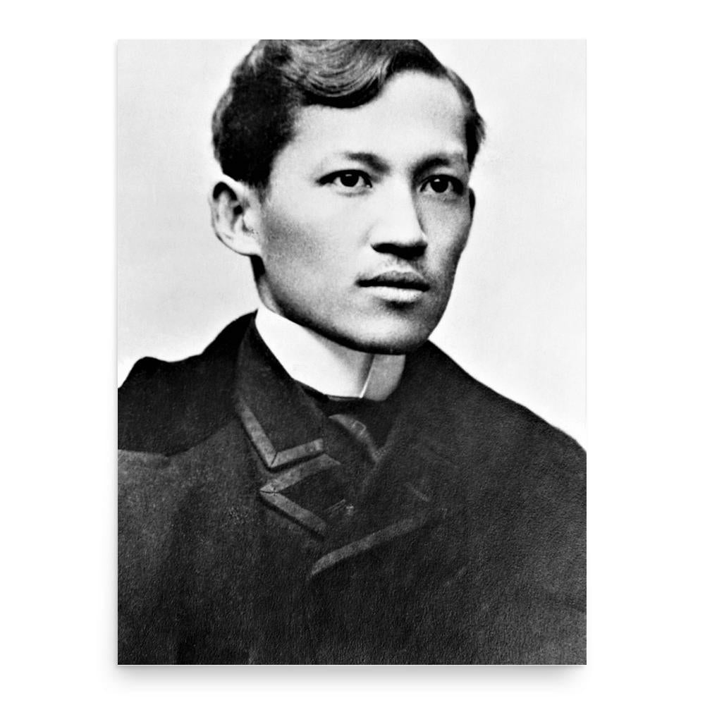 José Rizal poster print, in size 18x24 inches.