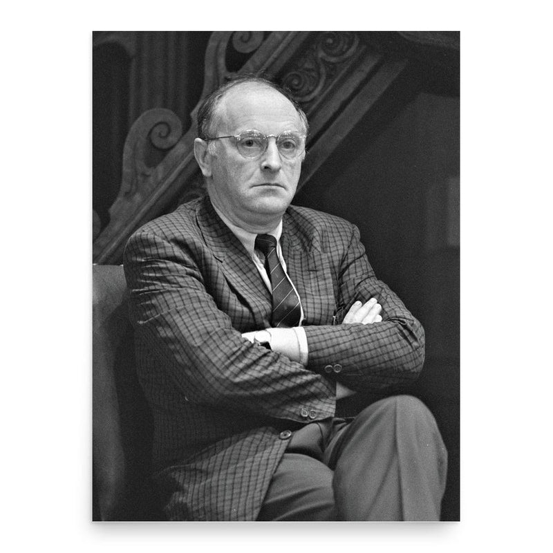 Joseph Brodsky poster print, in size 18x24 inches.