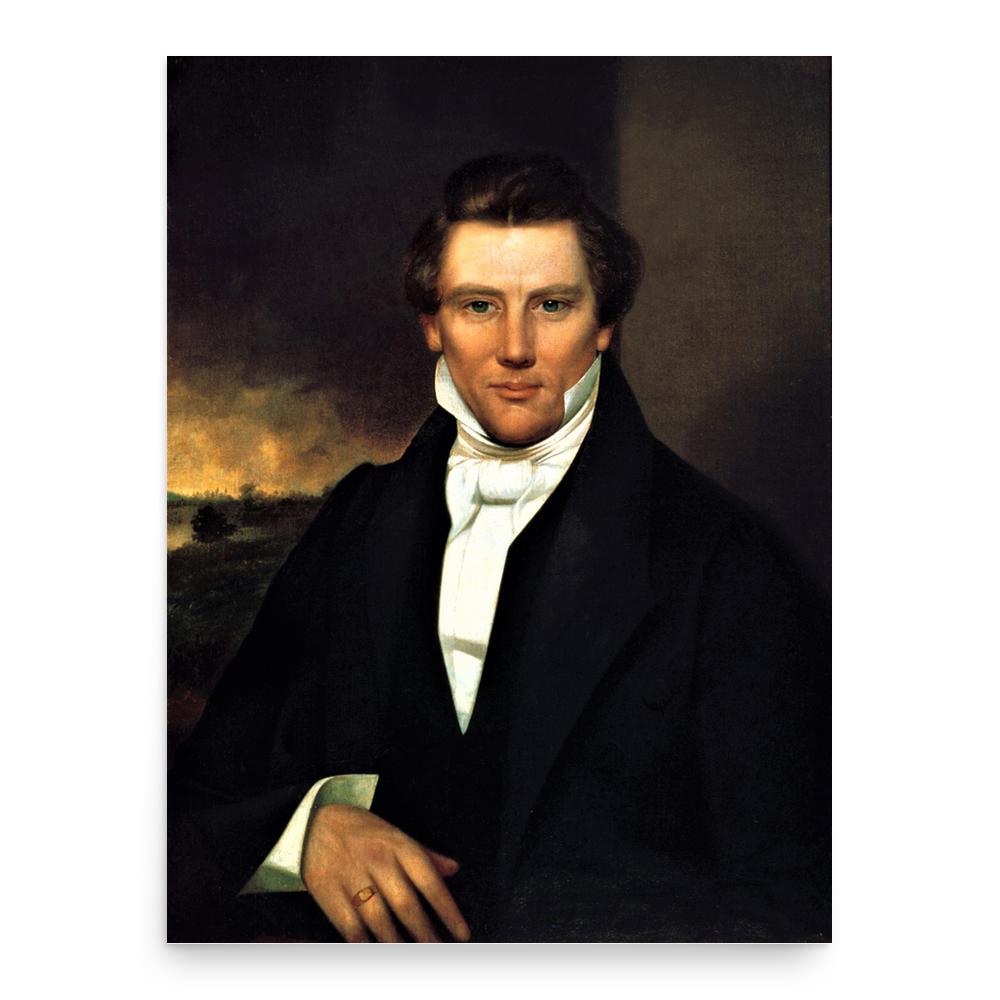 Joseph Smith poster print, in size 18x24 inches.