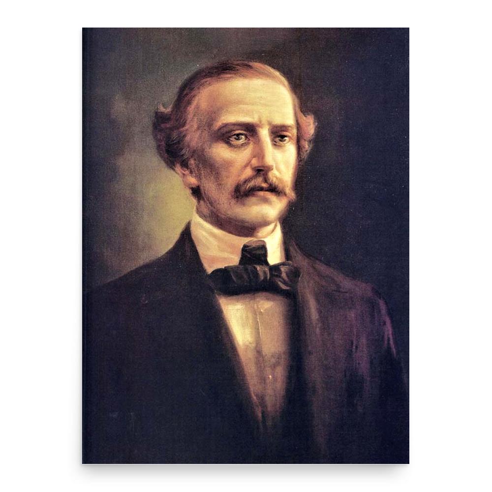 Juan Pablo Duarte poster print, in size 18x24 inches.
