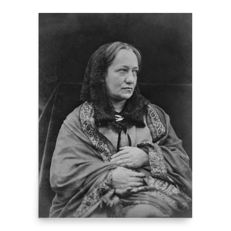 Julia Margaret Cameron poster print, in size 18x24 inches.