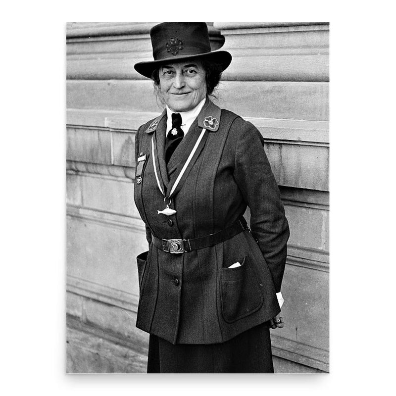 Juliette Gordon Low poster print, in size 18x24 inches.