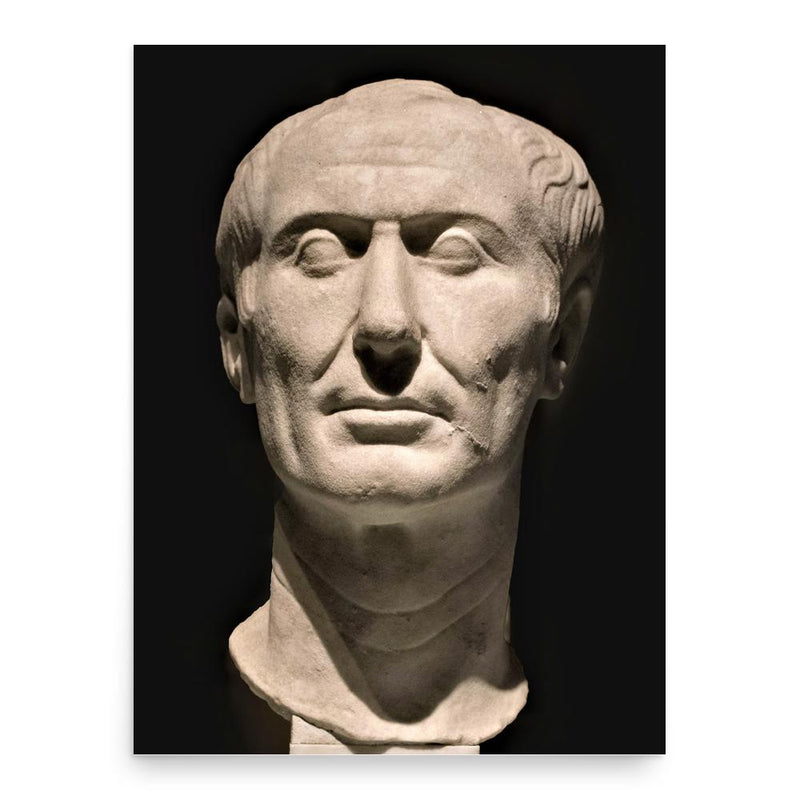 Julius Caesar poster print, in size 18x24 inches.