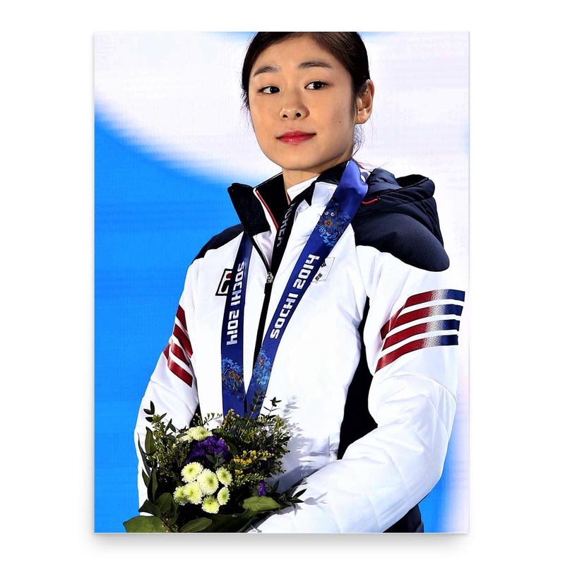 Kim Yuna poster print, in size 18x24 inches.