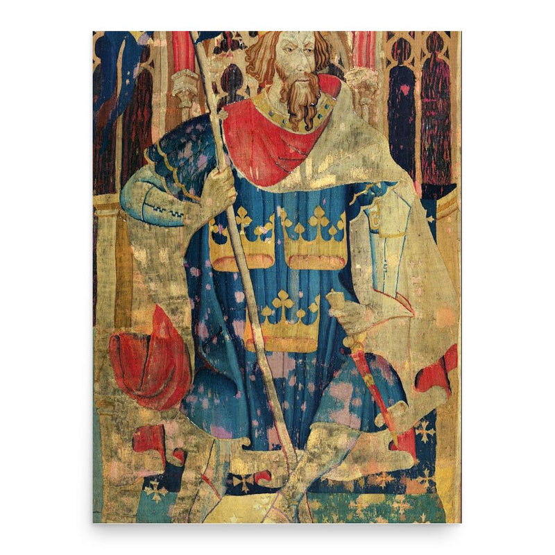 King Arthur poster print, in size 18x24 inches.