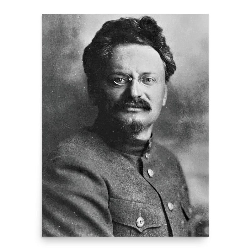 Leon Trotsky poster print, in size 18x24 inches.