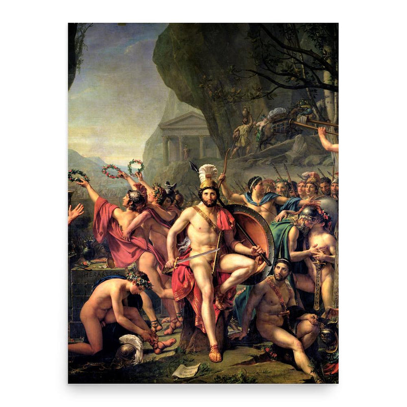 Leonidas I poster print, in size 18x24 inches.