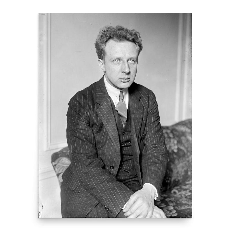 Leopold Stokowski poster print, in size 18x24 inches.