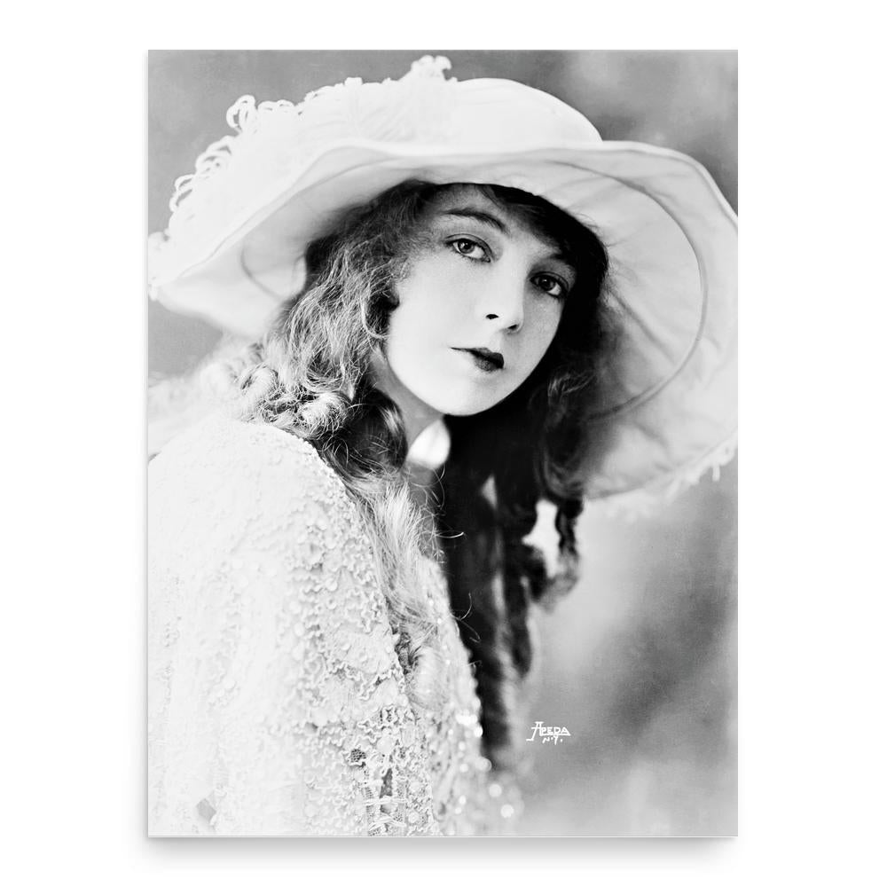 Lillian Gish poster print, in size 18x24 inches.