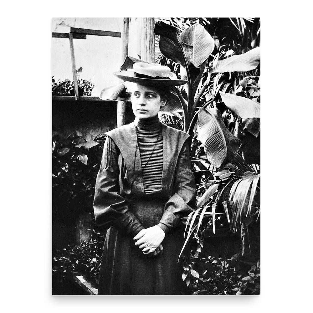 Lise Meitner poster print, in size 18x24 inches.