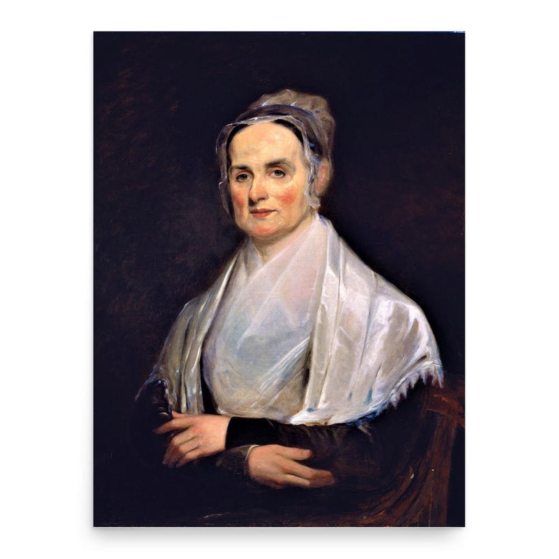 Lucretia Mott poster print, in size 18x24 inches.