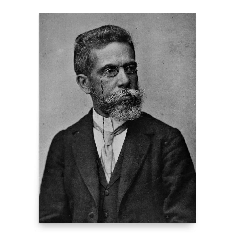 Machado de Assis poster print, in size 18x24 inches.