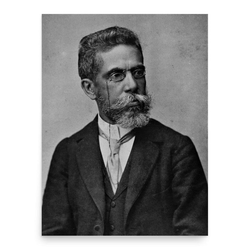 Machado de Assis poster print, in size 18x24 inches.