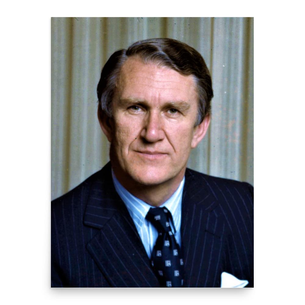 Malcolm Fraser poster print, in size 18x24 inches.